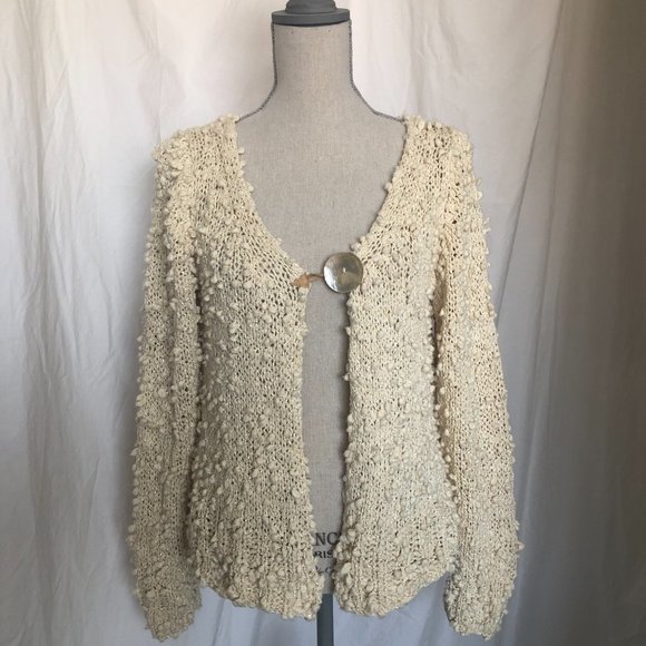 Popcorn knit cardigan - Picture 1 of 10